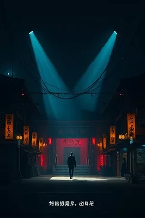 潮汐档案馆海报，海边档案库的成排铁柜