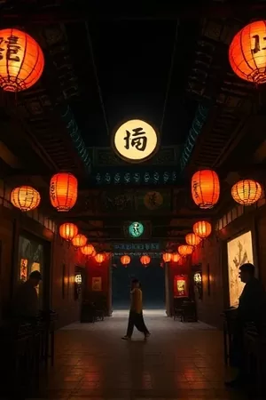 静默频道海报，老式电视机屏幕上的雪花噪点