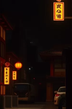铜镜记海报，古宅案几上的一面铜镜