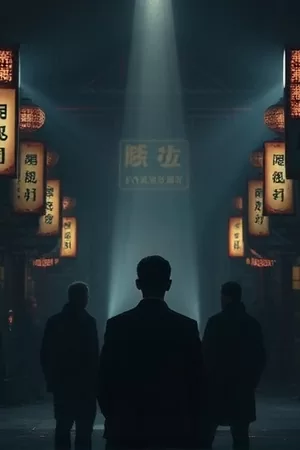 雪线之下海报，雪山垭口处的搜救队身影