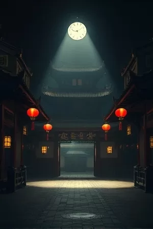 老宅三件事海报，青砖院落里的一盏门灯